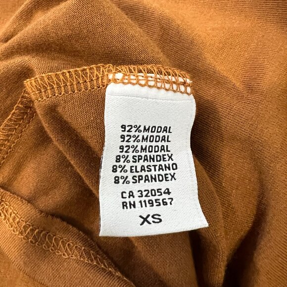 NWT RACHEL PALLY Lianne Mustard Cut Out Keyhole Long Sleeve Dress Size XS - Picture 10 of 10